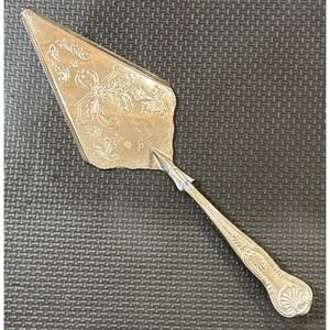 Vtg Large Pie/Cake Server, Silver Plated, Grenadier Made In England HTF